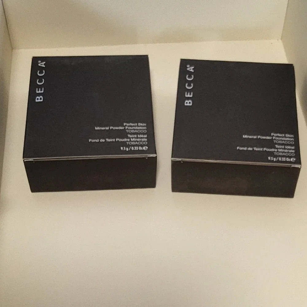 BECCA Perfect Skin Mineral Powder Foundation -‎ Tobacco pack of 2